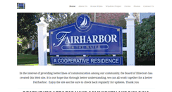 Desktop Screenshot of fairharborowners.com
